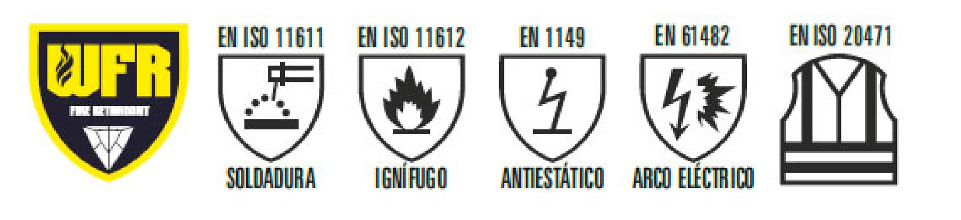 Cazadora ignífuga, antiestática con protección para soldadura de alta visibilidad en Uniforma