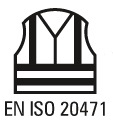 Chaleco Alta visibilidad EN ISO 20471 Multibolsillos Rojo Marino - TC4047
