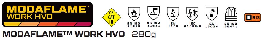 Buzo Alta Visibilidad Resistente a la Llama ignífugo permanente fabricado en Modacrílico en Uniforma