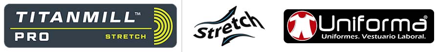 Titanmill™ Pro Stretch es un tejido premium formulado con la mejor combinación de elastano flexible y resistentes hilos de Poliéster