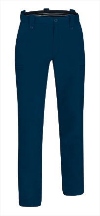 Pantalón de trabajo resistente a las salpicaduras de lejía de color marino, personalizable con logo de empresa en Uniforma.  - VL1840
