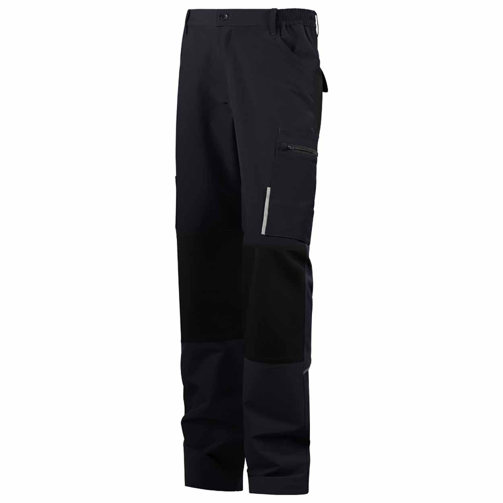 Pantalón de trabajo Técnico Multibolsillos en tejido Elástico, fresco y cómodo para el Verano, con detalles reflectantes, personalizable en Uniforma  - WR3166