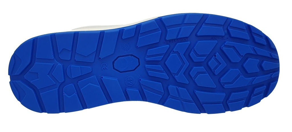 Zapato de trabajo Seguridad Forli York S2 CI FO SR ESD de color blanco