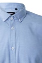 Camisa azul celeste oxford stretch tejido elástico manga larga hombre Oxford. 50% algodón - 45% poliéster - 5% elastano / 180 grms, personalizable con logo en uniforma - V405004S