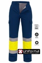Pantalón de trabajo de Alta Visibilidad Forrado de tejido polar para ambientes fríos, homologado EN ISO 20471 en clase 1, y personalizable con logo de empresa en Uniforma - PR5661