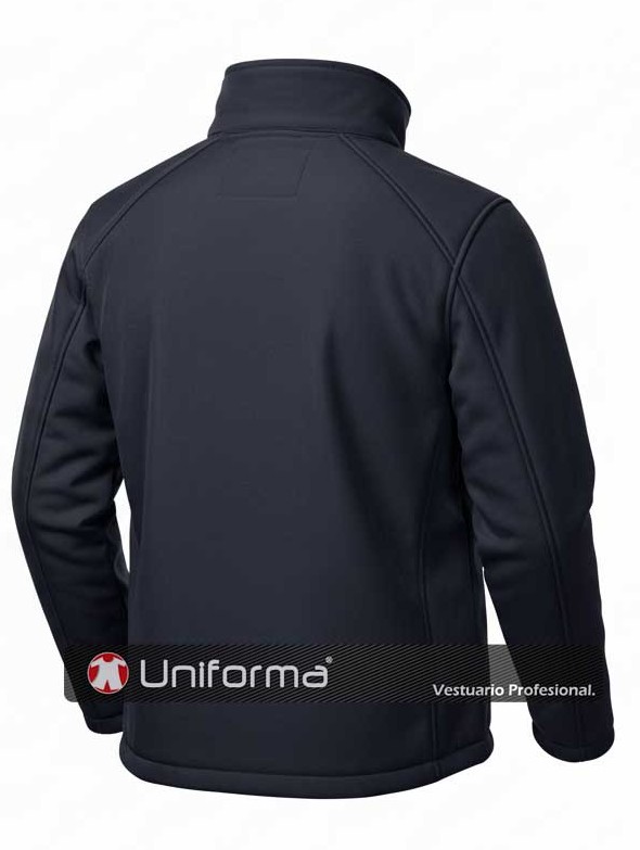 Chaqueta Softshell Unisex repelente del agua, forro polar interno, tejido elástico, persobalizable con logo de empresa, bordado, serigrafía o DTF en Uniforma