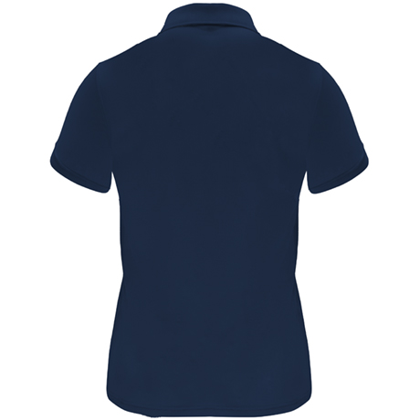 Polo Técnico Entallado Mujer de color azul marino, para uso diario, resistente, personalizable con logo de empresa en Uniforma  - LY0410
