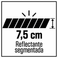 PICTO-02-Micropolar Media Cremallera Bandas Reflectantes Bicolor - UNFQ165U50