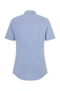 Camisa Oxford Manga corta de  Mujer en tejido elástico personalizable en uniforma  - V405024S