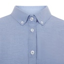 Camisa Oxford Manga corta de  Mujer en tejido elástico personalizable en uniforma  - V405024S