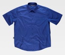 Camisa de trabajo de manga corta Uniforma TB8100 Azul Royal