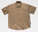 Camisa de trabajo de manga corta Uniforma TB8100 Beige