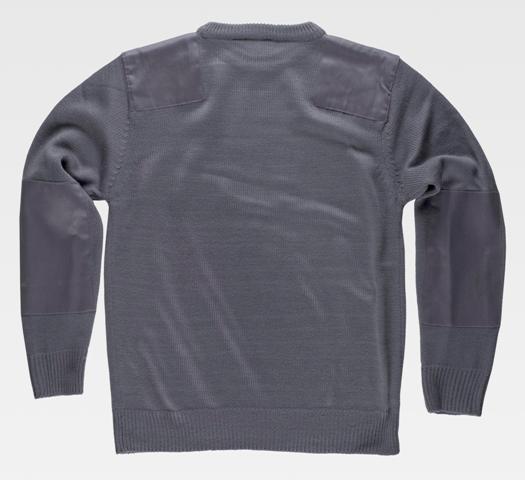 Jersey de trabajo con Refuerzos Gris - TS5500