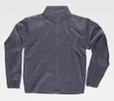 Chaqueta Cuello Alto Cremallera Gris - TS4500