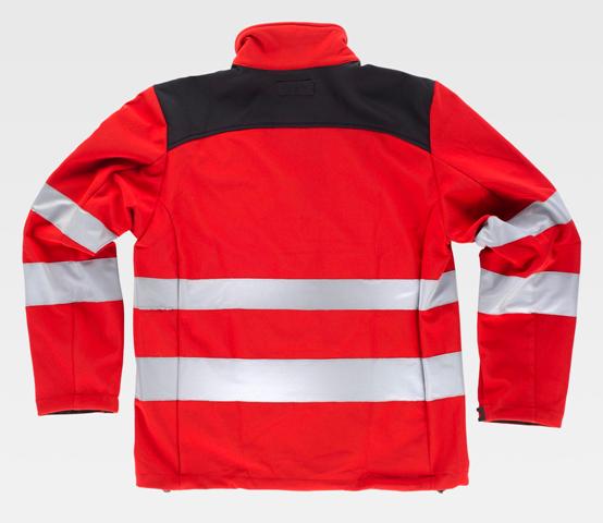 Chaqueta Softshell Reflectante Roja - TC2931