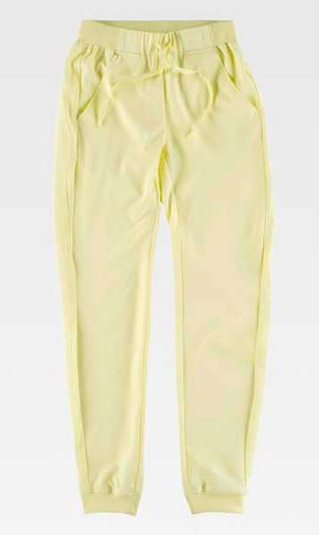 Pantalón cómodo limpieza sanidd y Servicios Cintura Elástica - TB6930 Amarillo