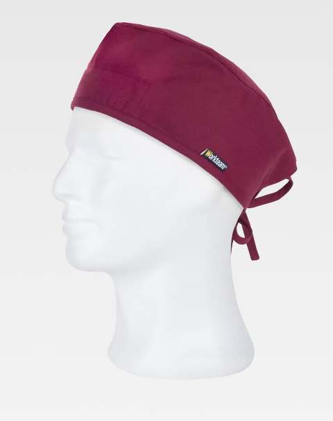 Gorro Sanitario tipo bandana burdeos - TM614