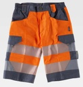 Pantalón Bermuda de Alta Visibilidad Naranja - TC2705