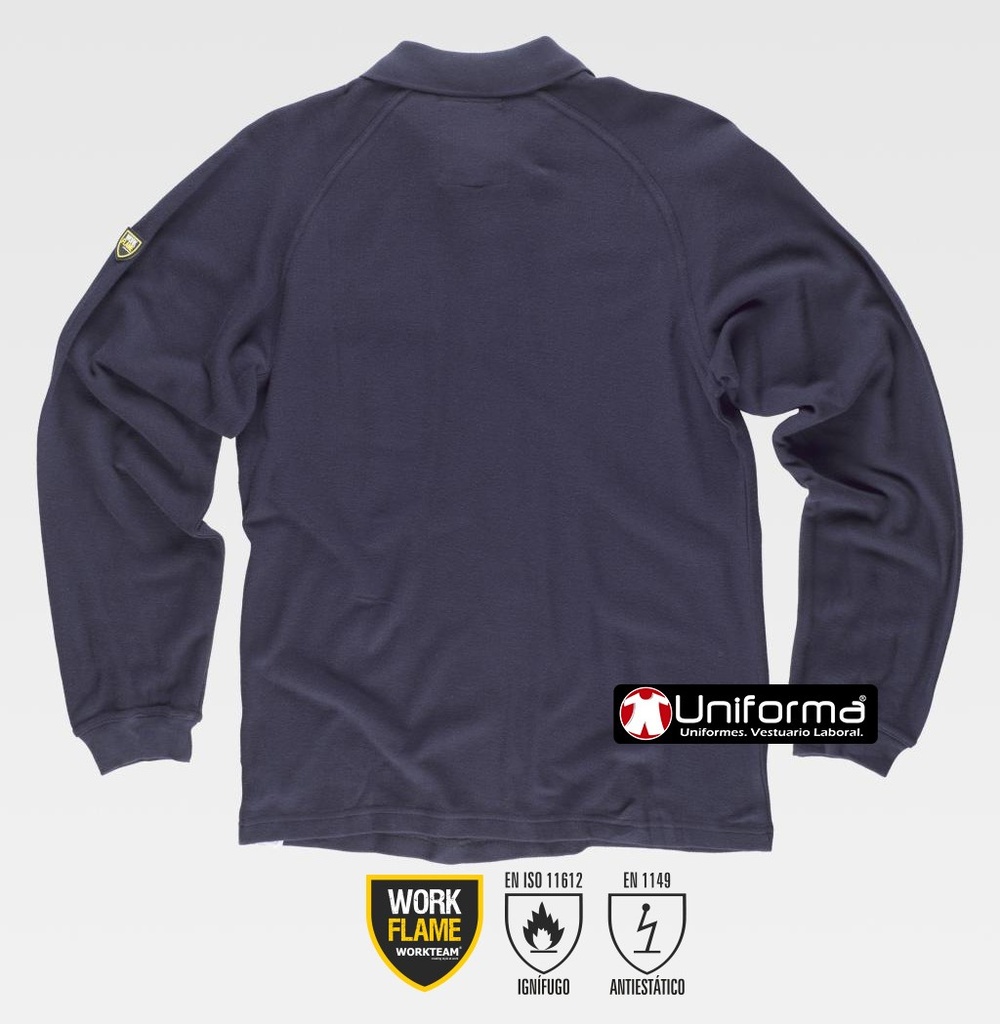 Polo Ignífugo Marino - TS6598