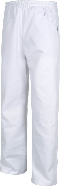 Pantalón Cocinero Unisex Blanco cómodo cintura elástica - TB1427