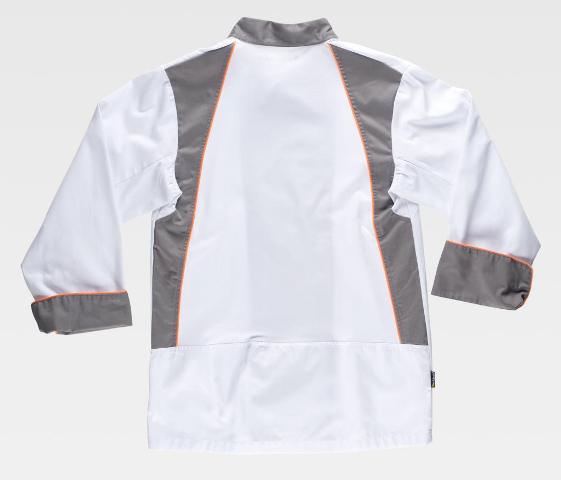 Chaqueta de Cocina Técnica Transpirable - TB9240 Blanca