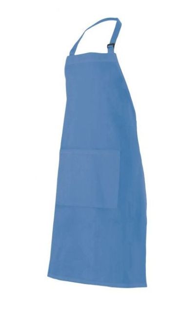 Delantal cocina con peto en color Azul Celeste - V404203
