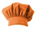 Gorro de cocina naranja