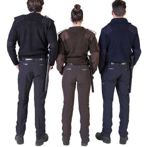 Uniformes y ropa para vigilantes de seguridad personalizable con logo de empresa en uniforma