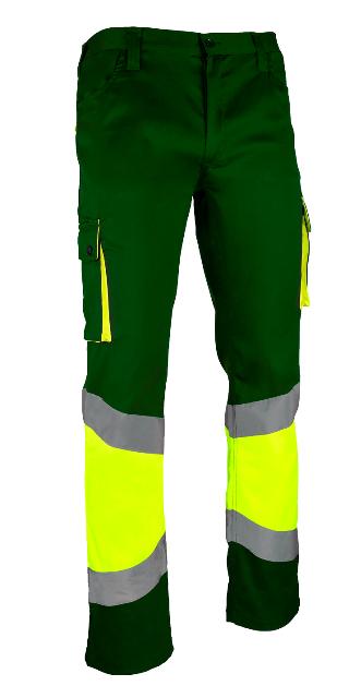 Pantalón Reforzado Alta Visibilidad Verde - PR6020