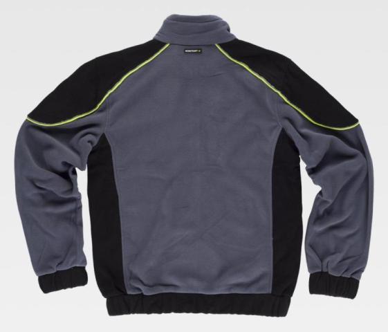 Chaqueta de trabajo Polar de diseño moderno con vivos reflectantes, personalizable con logo de empresa en Uniforma   - TWF5857