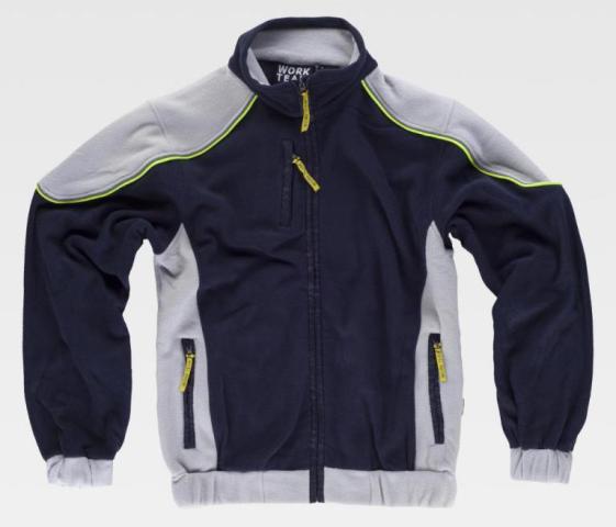 Chaqueta de trabajo Polar de diseño moderno con vivos reflectantes, personalizable con logo de empresa en Uniforma   - TWF5857