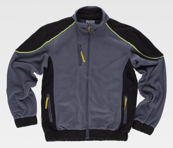 Chaqueta de trabajo Polar de diseño moderno con vivos reflectantes, personalizable con logo de empresa en Uniforma   - TWF5857