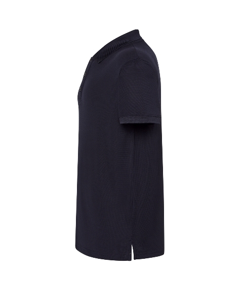 Polo Azul Marino de trabajo en tejido de poliéster Técnico para uso diario, transpirable, no necesita plancha, lavado fácil, de secado rápido, colores resistentes, persobalizable con logo de empresa en Uniforma, serigrafía o bordado - Sportpique - HK4255