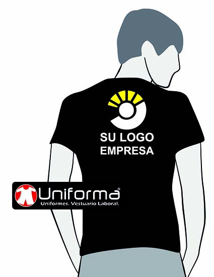 Imprimir logo grande a dos colores en ropa  - PX160