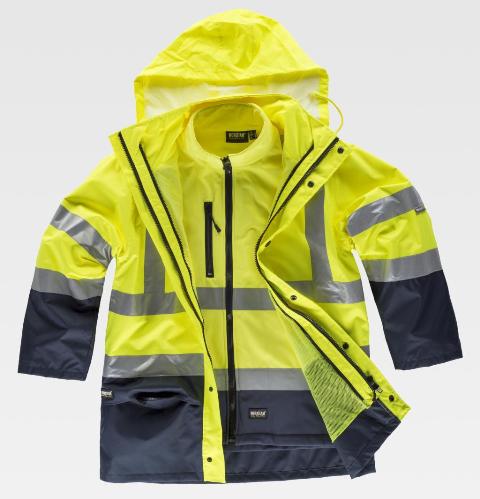 Parka Alta visibilidad Desmontable 4en1 - TC3745