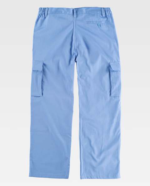 Pantalón Antiestático Disipativo ESD Azul celeste para trabajar con componentes electrónicos - TB1900