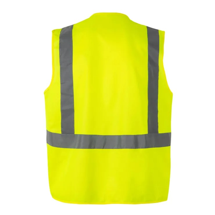 Chaleco Amarillo Fluor con bandas reflectantes. Homologado