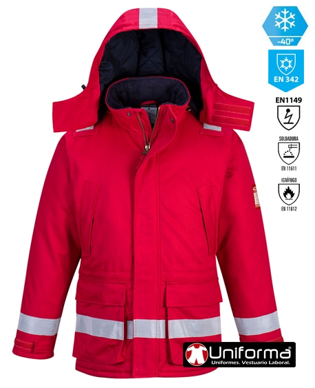 Chaqueta Winter ignífuga y antiestática  PFR59