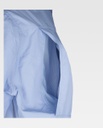 Camisa azul celeste de trabajo tipo Safari Manga Corta de nylon con rejillas y aberturas de ventilación, personalizable con logo de empresa en uniforma  - TB8510
