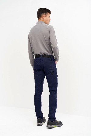 Pantalón Stretch Slim Fit Monza elástico marino - MZ1141Top