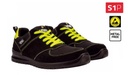 Zapatos de seguridad transpirables negros antideslizantes y sin partes metálicas en Uniforma  - V707004