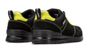 Zapatos de seguridad transpirables negros antideslizantes y sin partes metálicas en Uniforma  - V707004