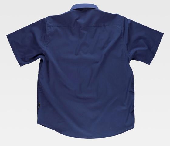 Camisa de trabajo de Manga Corta azul marino personalizable en uniforma - TB8100