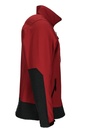 Chaqueta Softshell Roja con detalles negros Tipo Trekking bicolor personalizable en uniforma - VL2250