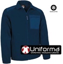 Chaqueta Polar Marino con Refuerzos antipeeling personalizable con logo de empresa en uniforma  - VL2480