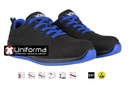 Zapatos de Seguridad Negros y azules S1P+SRC+ESD V707007B