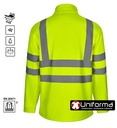 Cazadora de trabajo Softshell Reflectante de alta visibilidad impermeables y corta vientos , personalizables con logo de empresa en uniforma - V306005