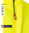 Parka Amarilla Reflectante Alta Visibilidad Homologada EN ISO 20471 clase 3, Mal tiempo EN343, con capucha, Rainproof, personalizable con logo de empresa en uniforma.net  - V306004