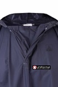 Chaqueta de lluvia impermeable tipo Poncho para Lluvia, con capucha, de hechura amplia para usar sobre la ropa, personalizable con logo de empresa en uniforma, V187