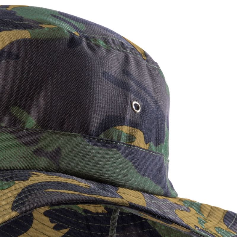 Gorro Safari Aventura de Camuflaje con cordón de ajuste en uniforma  - MK6207